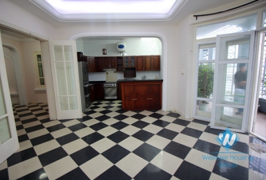 House with beautiful court yard and garden for rent in Tay Ho